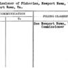 Commissioner of Fisheries, Newport News, Va.