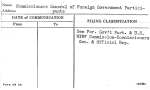 Commissioners General of Foreign Government Paticipants