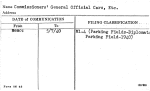 Commissioners' General Official Cars, Etc.