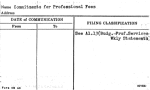 Commitments for Professional Fees