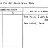 Committee for Art Associates Inc.