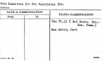 Committee for Art Associates Inc.