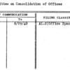 Committee on Consolidation of Offices