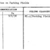 Committee on Parking Fields