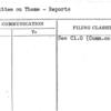 Committee on Theme - Reports