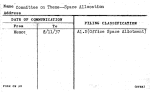 Committee on Theme--Space Allocation