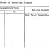 Committees on American Common