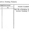 Commutation Parking Tickets