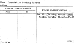 Commutation Parking Tickets