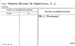Compania Nacional De Cigarrillos, S.A.