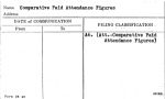 Comparative Paid Attendance Figures