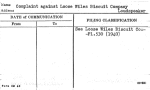 Complaint against Loose Wiles Biscuit Company Loudspeaker