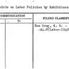 Complaints on Labor Policies by Exhibitors