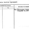 Comptometer Service Agreement