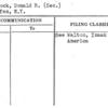Comstock, Donald R. (Sec.)