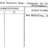 Concession Contract Form - Proposal for Pre-Fair Performance Guarantee