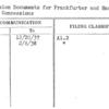 Concession Documents for Frankfurter and Hamburger Concessions