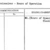 Concessionaires - Hours of Operation