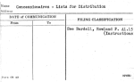 Concessionaires - Lists for Distribution