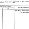 Concessions Procedure-Approval of Concession Plans