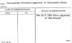 Concessions Procedure-Approval of Concession Plans