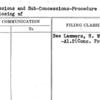 Concessions and Sub-Concessions-Procedure in Notices of Closing of