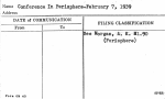 Conference In Perisphere-February 7, 1939