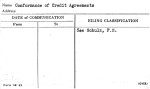 Conformance of Credit Agreements