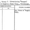 Congdon, George C. (Advertising Manager)
