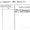 Congdon, Randolph T. (Mrs. Marion D.)