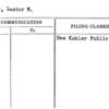 Conger, Lester W.