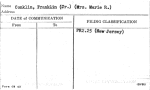 Conklin, Franklin (Jr.) (Mrs. Marie R.)