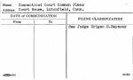 Connecticut Court Common Pleas