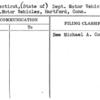 Connecticut , (State of) Dept. Motor Vehicles