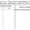 Connors, W.G. (Pres. First Investment Corp.)