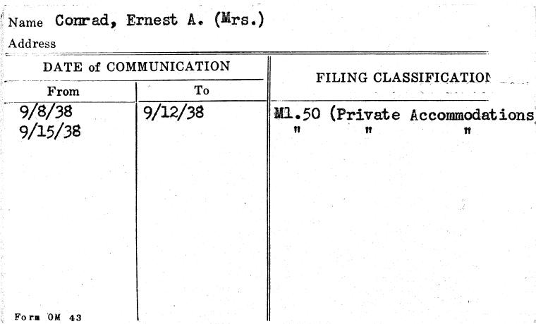 Conrad, Ernest A. (Mrs.) - NYPL Digital Collections