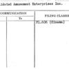 Consolidated Amusement Enterprises Inc.