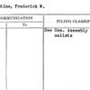 Constantine, Frederick W.