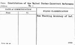 Constitution of the United States-Incorrect Reference To-