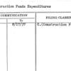 Construction Funds Expenditures