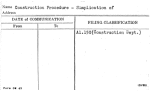 Construction Procedure - Simplication of