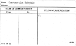 Construction Schedule