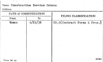 Construction Service Orders