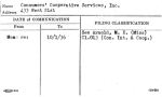 Consumer's Cooperative Services, Inc.