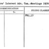 Consumers' Interest Adv. Com.- Meeting 1939