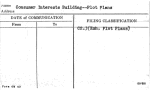 Consumer Interests Building -- Plot Plans
