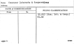 Consumer Interests & Cooperatives