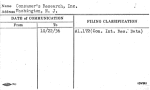 Consumer's Research, Inc.