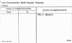 Continental Bank-Supply Company