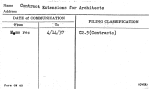 Contract Extensions for Architects